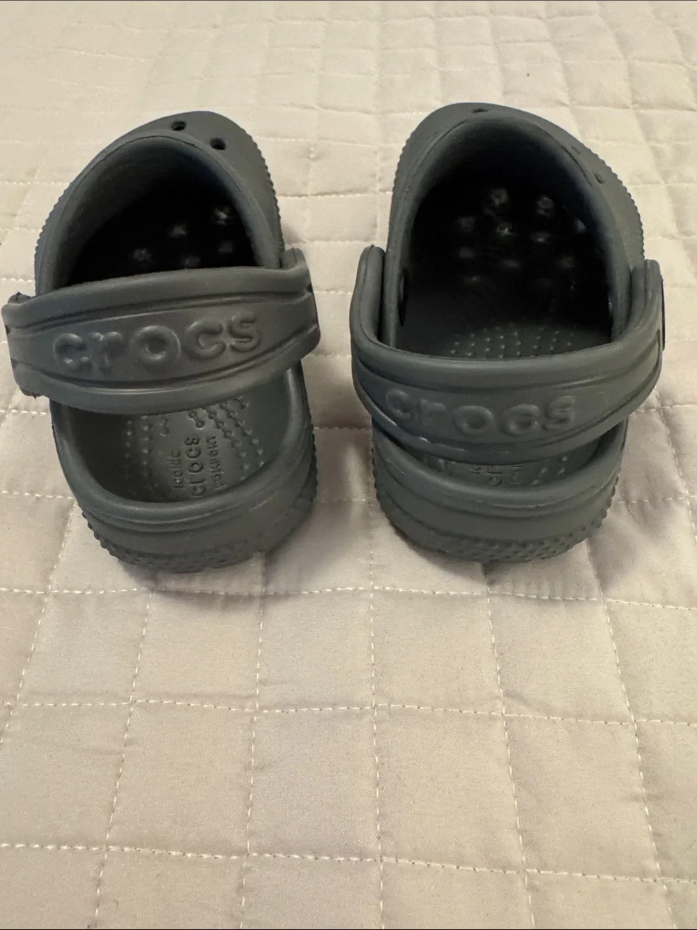 Crocs size 5 grey